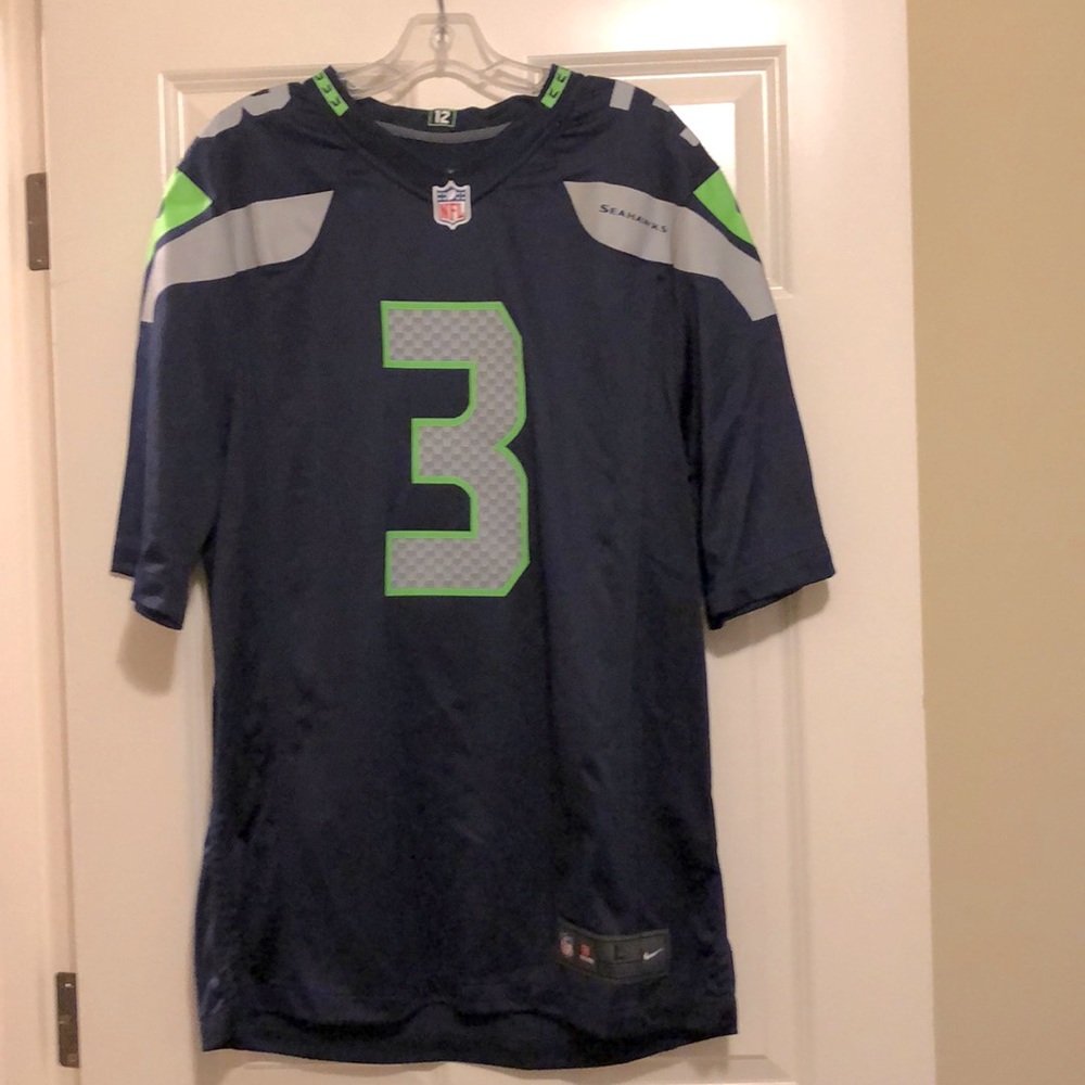 NFL Seahawks Jersey, Russell Wilson #3